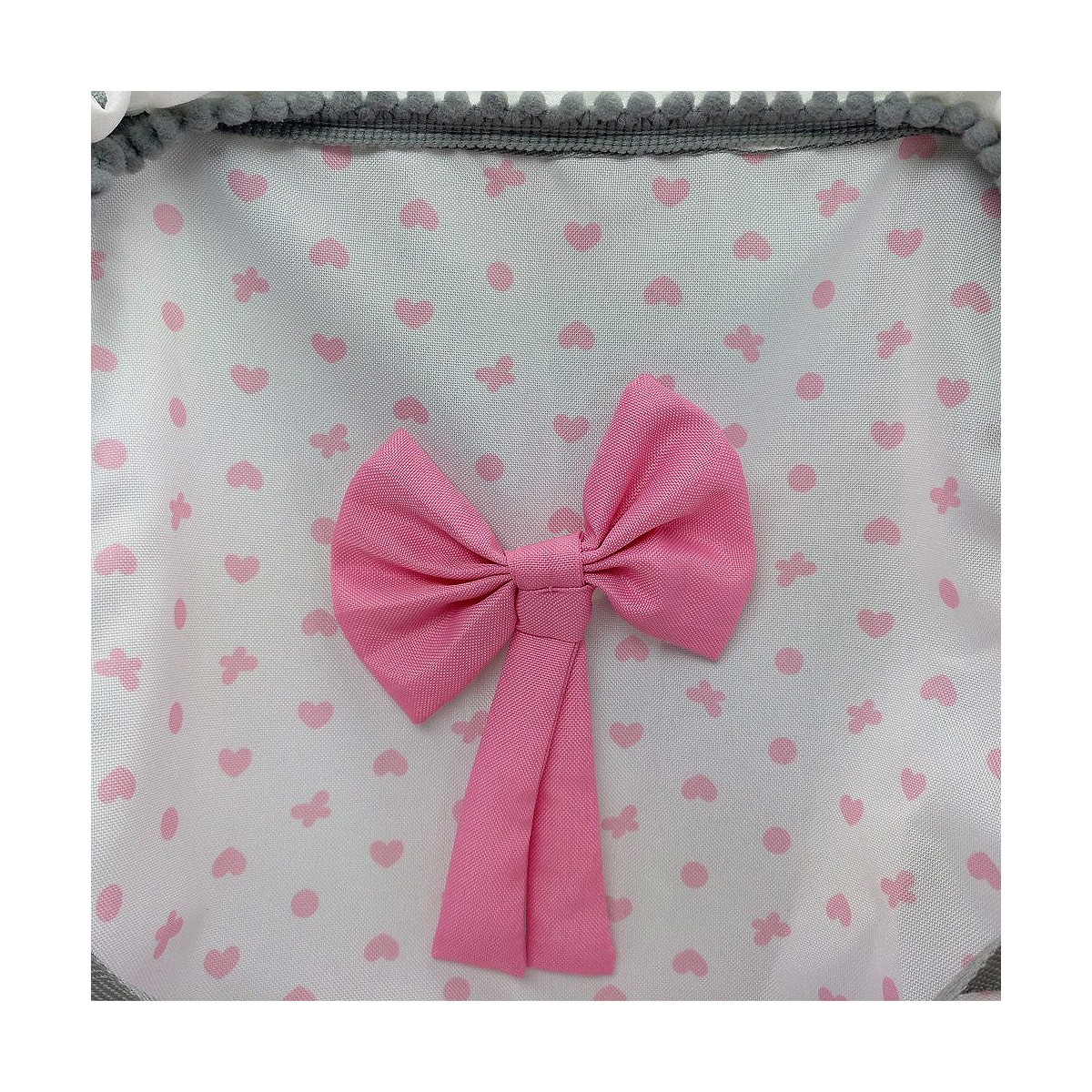 Stol til Dukker Reig Paraply Hvid Pink Mol